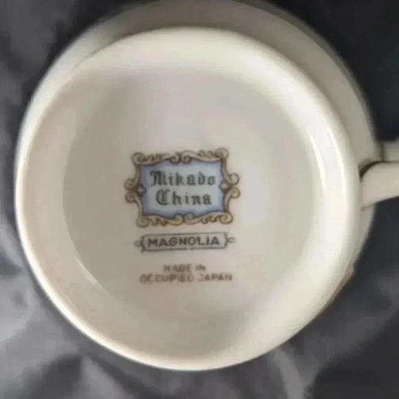 Mikado China MANGOLIA Made In Occupied Japan 1940-1952 Tea Cup (5x) - Picture 2 of 2